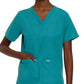 Women's 4-Pocket Durable V-Neck Top - 8219 - Teal