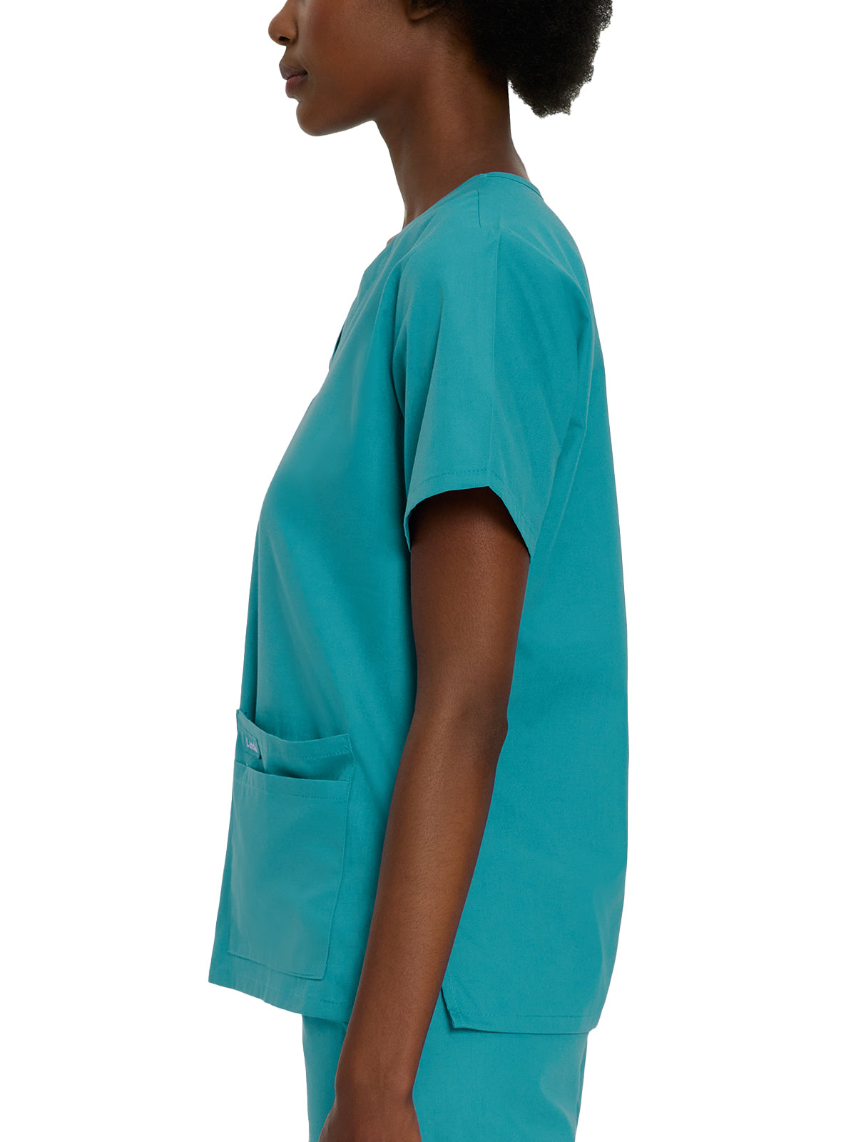 Women's 4-Pocket Durable V-Neck Top - 8219 - Teal