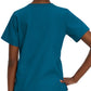 Women's 4-Pocket Durable V-Neck Top - 8219 - Caribbean Blue