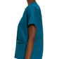 Women's 4-Pocket Durable V-Neck Top - 8219 - Caribbean Blue