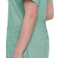 Women's 4-Pocket Durable V-Neck Top - 8219 - Sea Mist