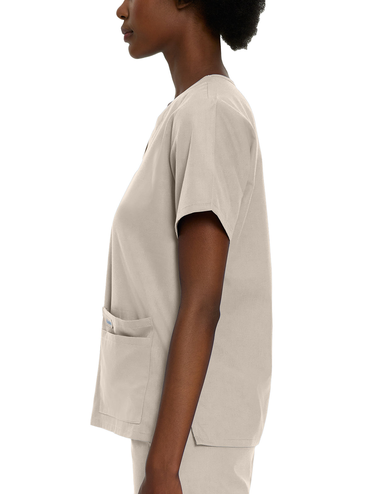 Women's 4-Pocket Durable V-Neck Top - 8219 - Sandstone