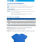 Women's 4-Pocket Durable V-Neck Top - 8219 - Galaxy Blue