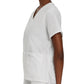 Women's 4-Pocket Durable V-Neck Top - 8219 - White