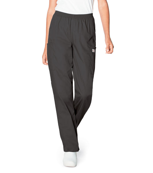 Women's 3-Pocket High-Rise Triple-Elastic Waist Pant - 83221 - Black