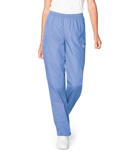 Women's 3-Pocket High-Rise Triple-Elastic Waist Pant - 83221 - Ceil Blue