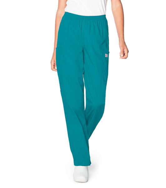Women's 3-Pocket High-Rise Triple-Elastic Waist Pant - 83221 - Teal