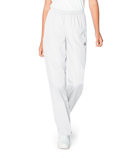Women's 3-Pocket High-Rise Triple-Elastic Waist Pant - 83221 - White