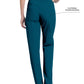 Women's 2-Pocket High-Rise Elastic Waist Straight Leg Pant - 8327 - Caribbean Blue