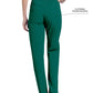 Women's 2-Pocket High-Rise Elastic Waist Straight Leg Pant - 8327 - Hunter Green