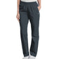 Women's 2-Pocket High-Rise Elastic Waist Straight Leg Pant - 8327 - Graphite