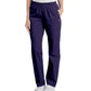 Women's 2-Pocket High-Rise Elastic Waist Straight Leg Pant - 8327 - Grape