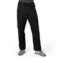 Unisex 2-Pocket High Rise Waist Straight Leg Pant - 85221 - Black