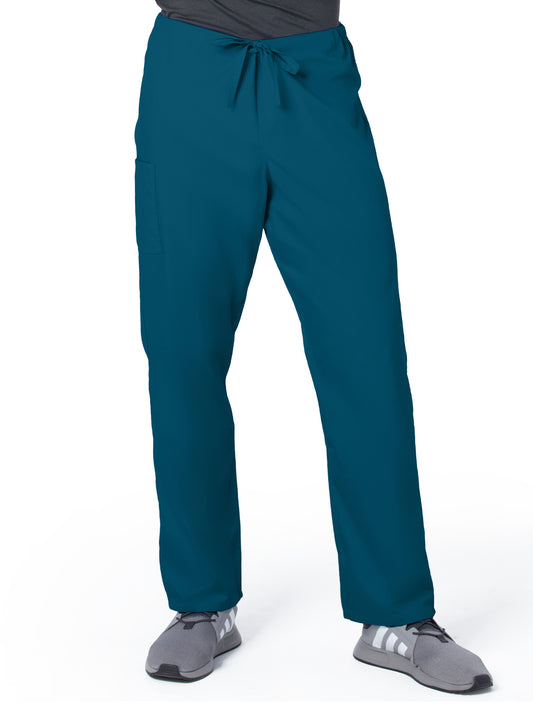 Unisex 2-Pocket High Rise Waist Straight Leg Pant - 85221 - Caribbean