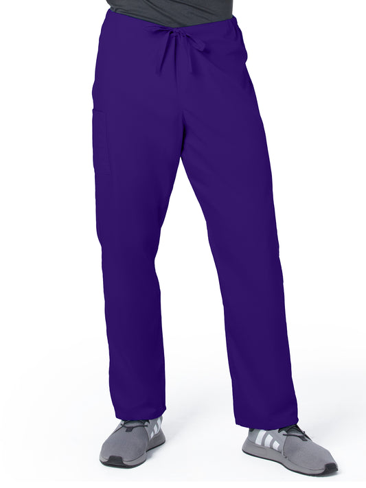 Unisex 2-Pocket High Rise Waist Straight Leg Pant - 85221 - Grape