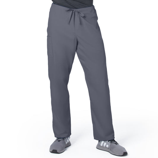 Unisex 2-Pocket High Rise Waist Straight Leg Pant - 85221 - Steel Grey
