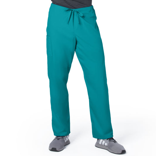 Unisex 2-Pocket High Rise Waist Straight Leg Pant - 85221 - Teal