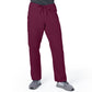 Unisex 2-Pocket High Rise Waist Straight Leg Pant - 85221 - Wine