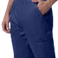 Men's 7-Pocket Mid-Rise Rib-Knit Elastic Waist Jogger Pant - LB407 - Galaxy