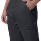 Men's 7-Pocket Mid-Rise Rib-Knit Elastic Waist Jogger Pant - LB407 - Graphite