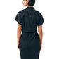 Women's Three-Pocket Dress - LD607 - Black