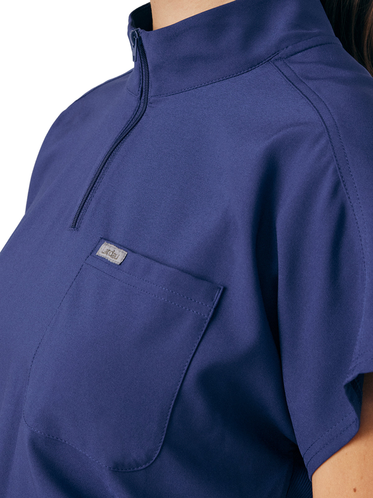 Women's Three-Pocket Dress - LD607 - Navy