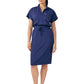 Women's Three-Pocket Dress - LD607 - Navy