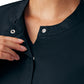 Women's Three-Pocket Scrub Jacket - LJ706 - Black