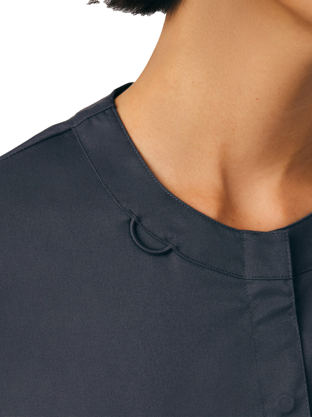 Women's Three-Pocket Scrub Jacket - LJ706 - Graphite