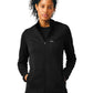 Women's Zip-Front Fleece Jacket - LJ708 - Black