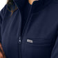 Women's Zip-Front Fleece Jacket - LJ708 - Navy