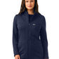 Women's Zip-Front Fleece Jacket - LJ708 - Navy