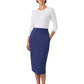 Women's Three-Pocket Skirt - LK603 - Navy