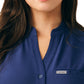Women's One-Pocket Scrub Bodysuit - LO606 - Navy