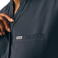 Women's One-Pocket Scrub Bodysuit - LO606 - Pewter
