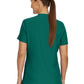 Women's 3-Pocket Rib-Knit Neckline V-Neck Top - LT100 - Hunter
