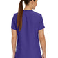 Women's 2-Pocket Shirttail Hemline V-Neck Top - LT101 - Ultra Violet