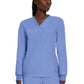Unisex No-Pocket Crossover V-Neck Long-Sleeve Top - LT104 - Ceil