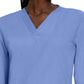 Unisex No-Pocket Crossover V-Neck Long-Sleeve Top - LT104 - Ceil