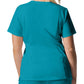 Women's 3-Pocket V-Neck Top - LT105 - Teal