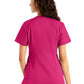 Women's 3-Pocket V-Neck Top - LT105 - Bright Rose
