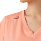 Women's 3-Pocket V-Neck Top - LT105 - Desert Flower
