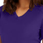 Women's 3-Pocket V-Neck Top - LT105 - Grape