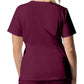 Women's 3-Pocket V-Neck Top - LT105 - Wine
