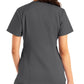 Women's 3-Pocket V-Neck Top - LT105 - Steel