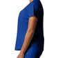 Women's 2-Pocket Back Princess Seamed V-Neck Top - LT107 - Galaxy