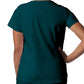 Women's 2-Pocket Back Princess Seamed V-Neck Top - LT107 - Caribbean