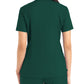 Women's 2-Pocket Back Princess Seamed V-Neck Top - LT107 - Hunter