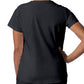 Women's 2-Pocket Back Princess Seamed V-Neck Top - LT107 - Graphite