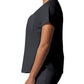 Women's 2-Pocket Back Princess Seamed V-Neck Top - LT107 - Graphite